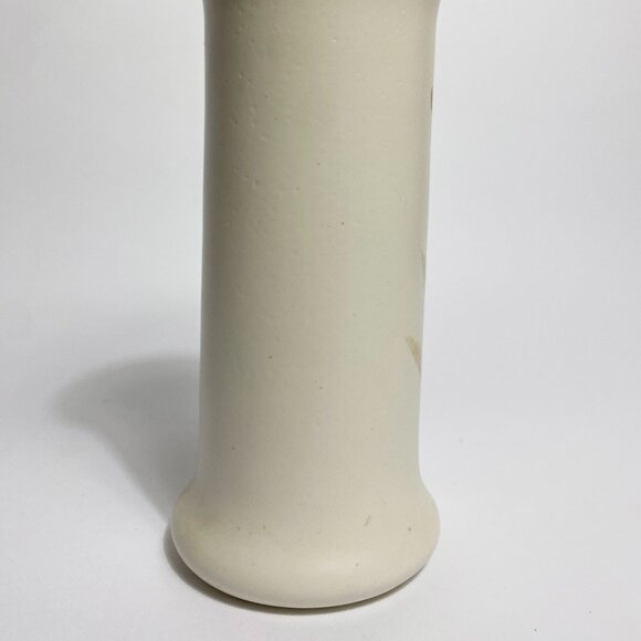 Vintage Mid Century Neutral Tones Vase with Wheat Motif and Modern Shape - Picture 4 of 8